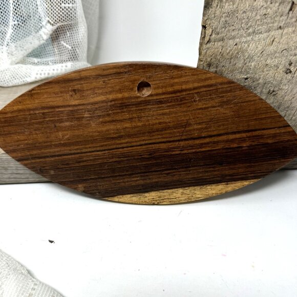 Vintage Handcrafted African Safari Wooden Artwork  Elephants  Plaque - Picture 6 of 7